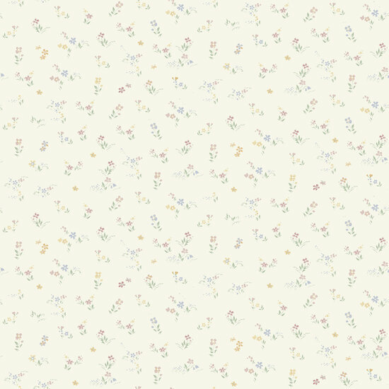 Dutch First Class Midbec Sommarang 16009 - Wit / Multicolour Behang