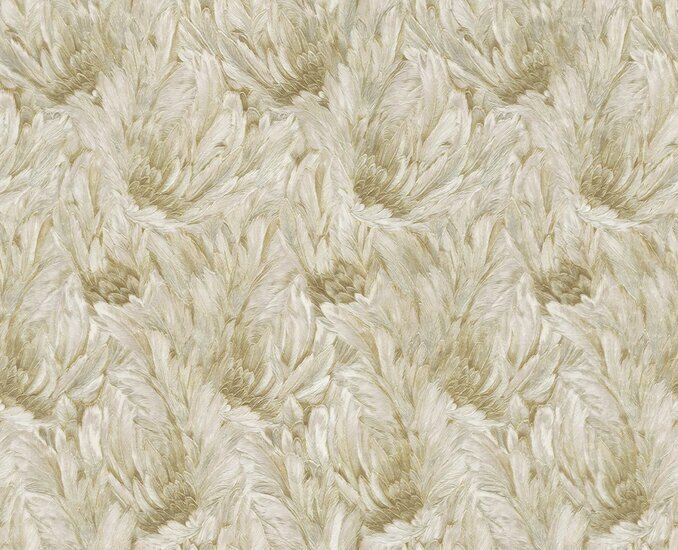 Dutch First Class Roberto Cavalli 9 21002 - Crme / Goud Metallic Behang