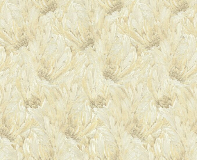 Dutch First Class Roberto Cavalli 9 21004 - CrŠme / Beige Metallic Behang
