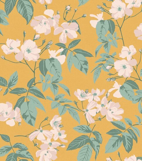 Rasch Sch&ouml;ner Wohnen Cosy Living 366822 Geel Behang