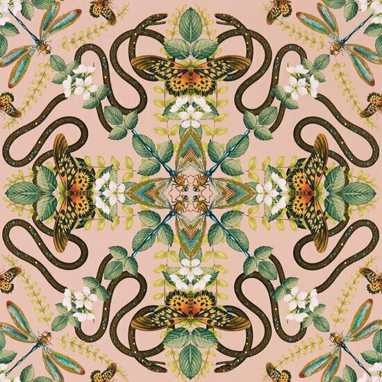 Clarke &amp; Clarke Botanical Wonders W0129/01 - Roze Behang