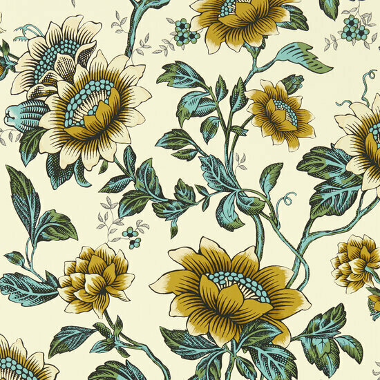Clarke &amp; Clarke Botanical Wonders W0134/02 - Wit Behang