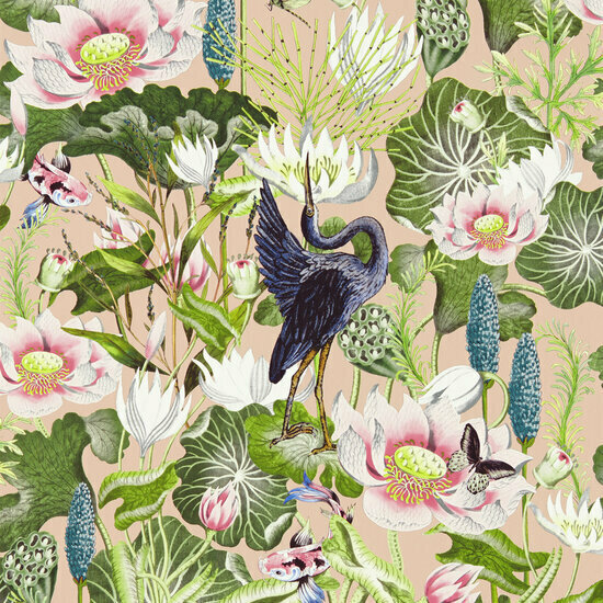 Clarke &amp; Clarke Botanical Wonders W0137/01 - Roze Behang