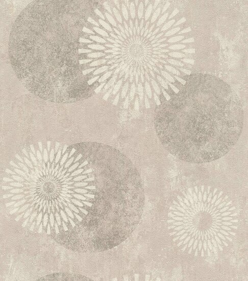 Rasch Tapetenwechsel II 651713 Roze / Beige Behang