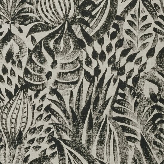 Casamance Linora 71420399 - Zwart Behang