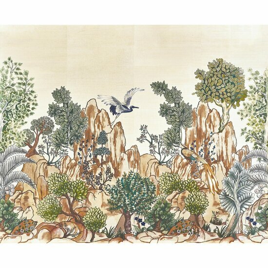 Casamance Exploration 71280118 - Beige Behang
