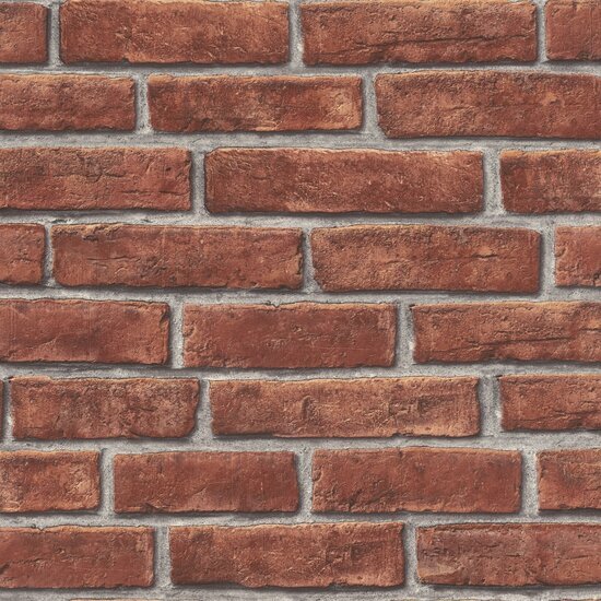 Rasch Allegretto 791440 Rood/Bruin Behang