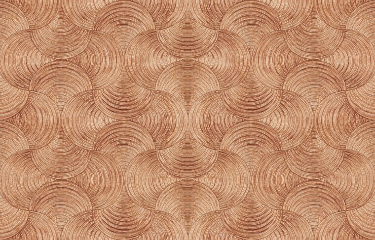 Casamance Magnitude - Bruin metallic 76620304 Behang