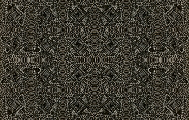 Casamance Magnitude - Zwart 76630916 Behang