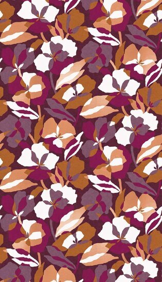 Casamance Jardin Félicia - Paars 76581018 Behang