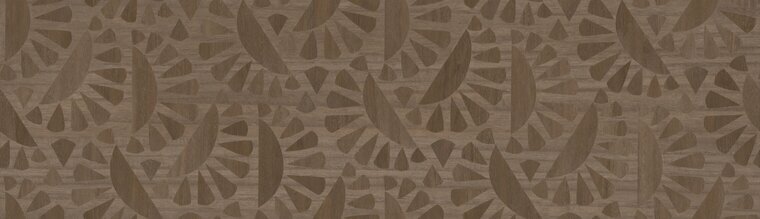 Arte MOOOI GREEN HOUSE WOODBLOCK BEETLE FLORA MO5061 Bruin Behang