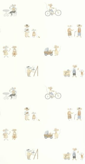 Casadeco Once Upon A Time 2 - Beige OUTD200871919 Behang
