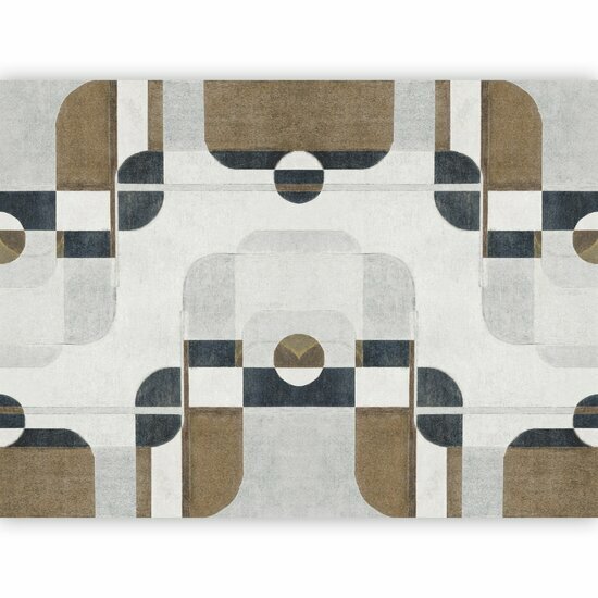 Casadeco Carnaby Street - Blauw CARN200586130 Behang