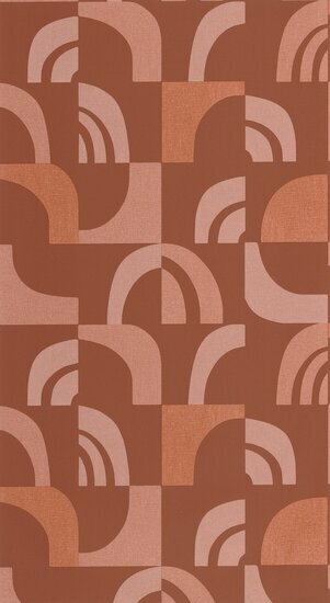 Caselio Origine - Rood OGN106078001 Behang