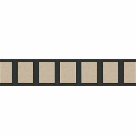 Caselio Reliefs - Zwart RLF105239090 Behang