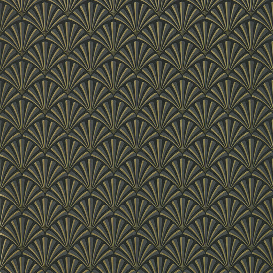 Clarke &amp; Clarke Lusso - Zwart W0164/01 Behang