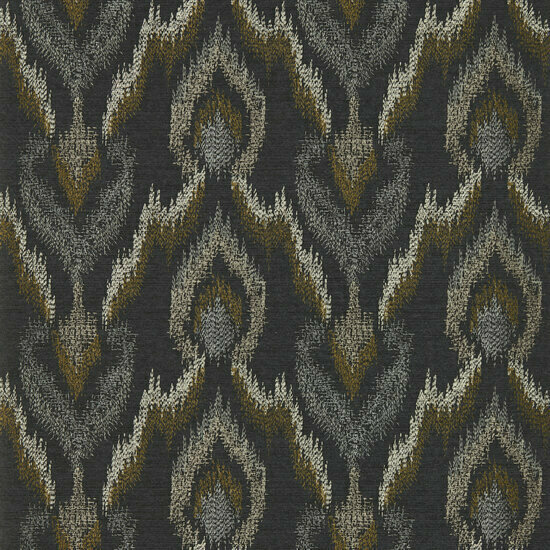 Clarke &amp; Clarke Lusso - Zwart W0170/02 Behang