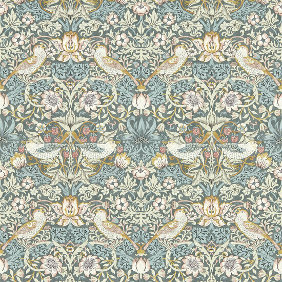 Clarke &amp; Clarke William Morris Designs - Grijs W0171/05 Behang