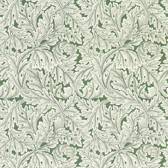 Clarke &amp; Clarke William Morris Designs - Groen W0175/01 Behang
