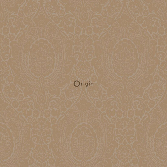 Origin Wallcoverings Belle Epoque 345429 - Geel / Bruin Behang