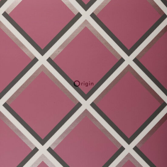 Origin Wallcoverings Couture 307129 - Roze / Rood Behang
