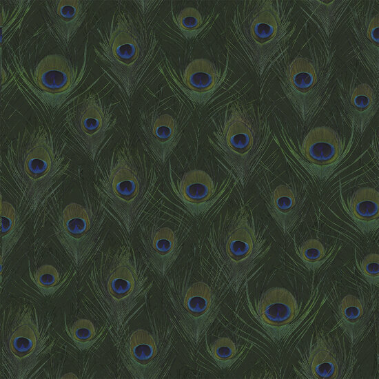 Origin Wallcoverings Luxury Skins 347765 - Groen Behang