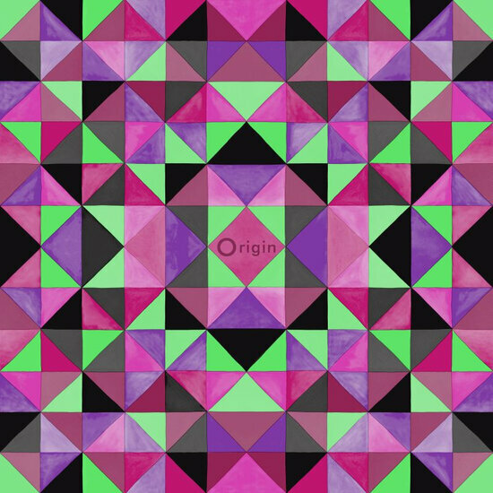 Origin Wallcoverings Mariska Meijers 346912 - Roze / Groen Behang
