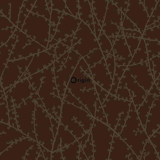 Origin Wallcoverings Metropolitan 345731 - Geel / Bruin Behang
