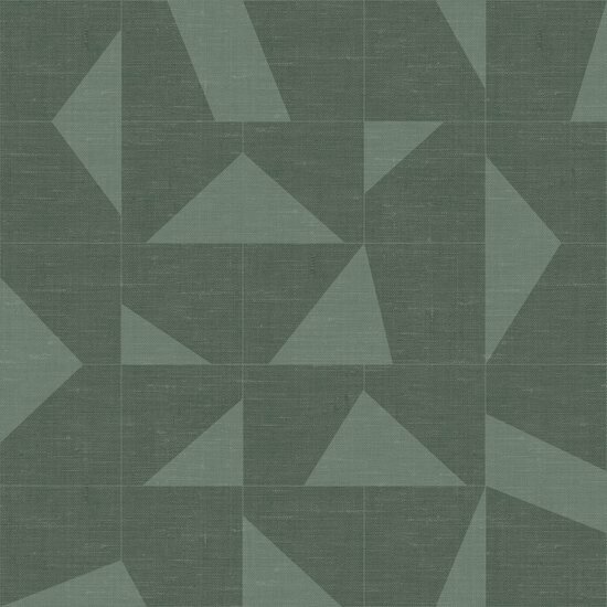 Origin Wallcoverings Natural Fabrics 347755 - Groen Behang
