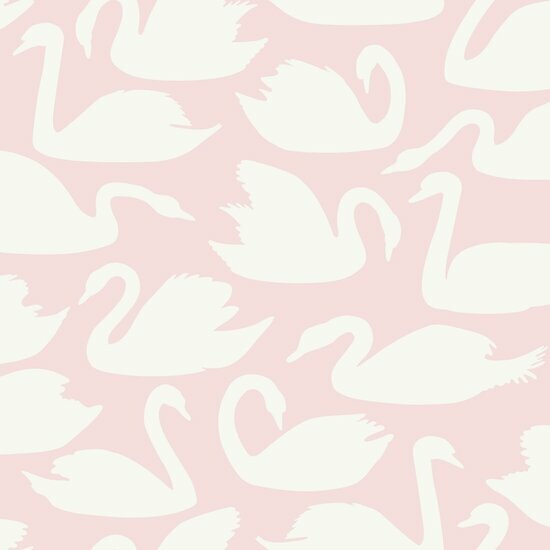 Origin Wallcoverings Precious 347708 - Wit / Roze Behang