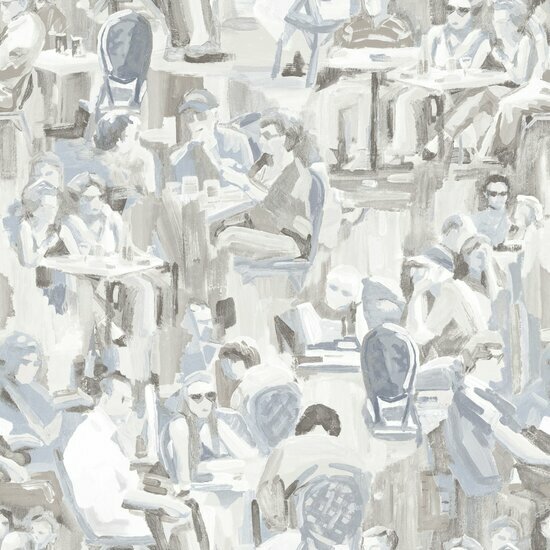 Origin Wallcoverings Wunderkammer 347421 - Wit / Grijs Behang