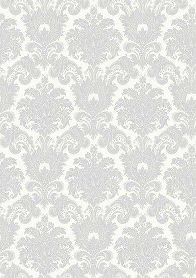 Noordwand Tradizioni 33321P Wit Metallic Behang