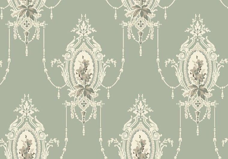 Dutch Wall Decor Gammalsvenska Klassiker 518-03 Groen Behang