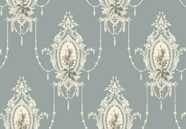 Dutch Wall Decor Gammalsvenska Klassiker 518-04 Blauw Behang