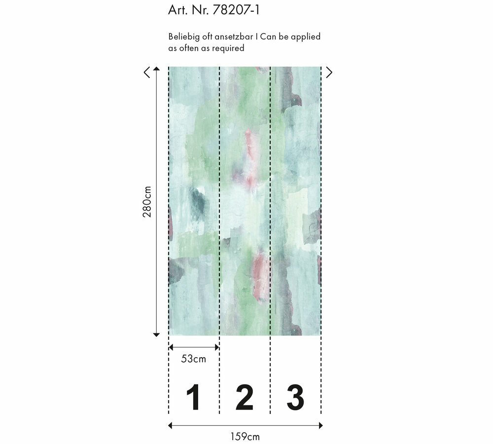 AS Creation Anna D&#039;Andrea - 78207-1 / 782071 Blauw