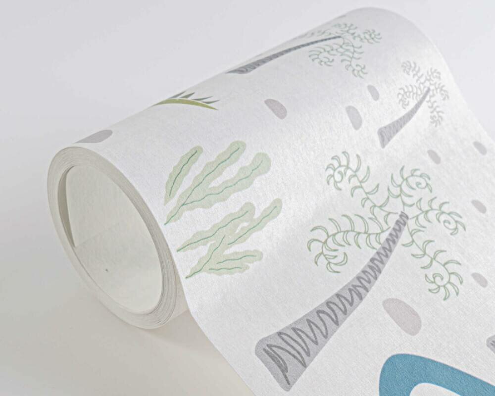 AS Creation Lilly &amp; Luis Behangrand - 77141-1 / 771411 Blauw