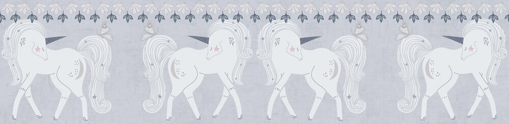 AS Creation Lilly &amp; Luis Behangrand - 77147-1 / 771471 Grijs