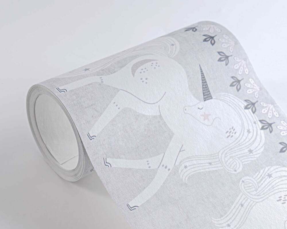 AS Creation Lilly &amp; Luis Behangrand - 77147-1 / 771471 Grijs