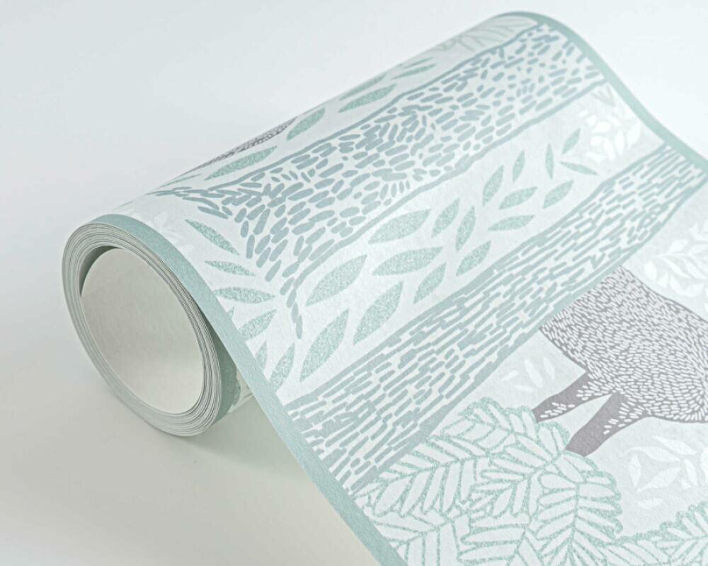 AS Creation Lilly &amp; Luis Behangrand - 77175-1 / 771751 Groen