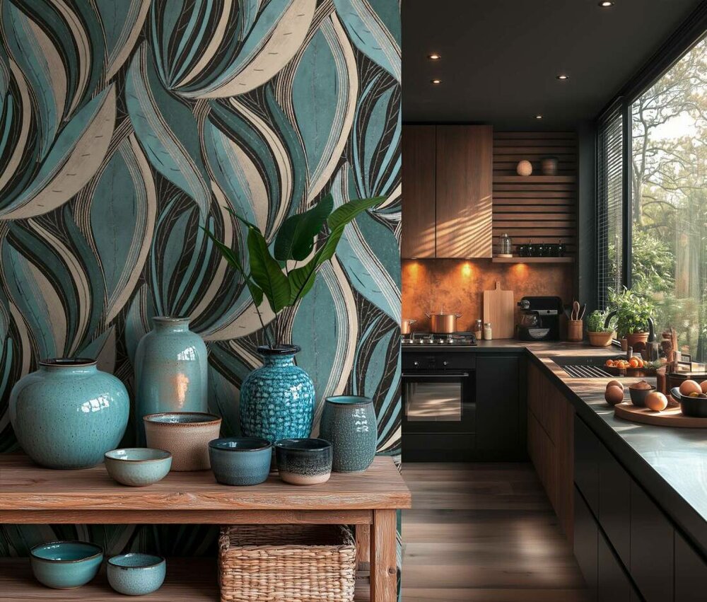 AS Creation Metropolitan Stories Hot spots - 78655-2 / 786552 Blauw