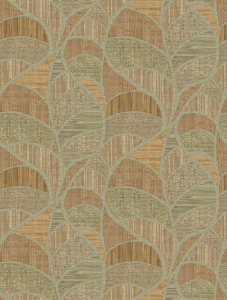 HookedOnWalls Umami (incl. Gratis Lijm*) 30205 / 25820 Groen / Bruin