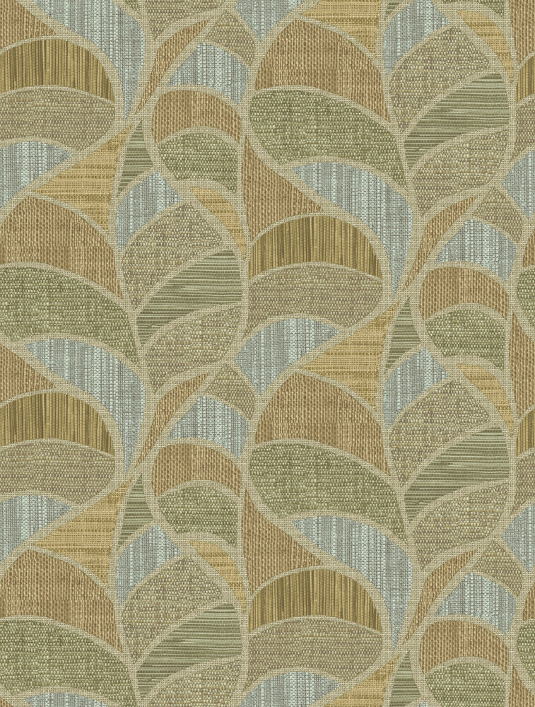 HookedOnWalls Umami (incl. Gratis Lijm*) 30209 Beige / Blauw / Groen