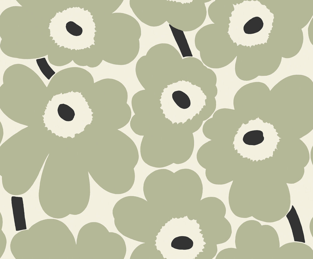 HookedOnWalls Marimekko Volume 07 (incl. Gratis Lijm*) 25900 Cr&egrave;me / Groen / Zwart