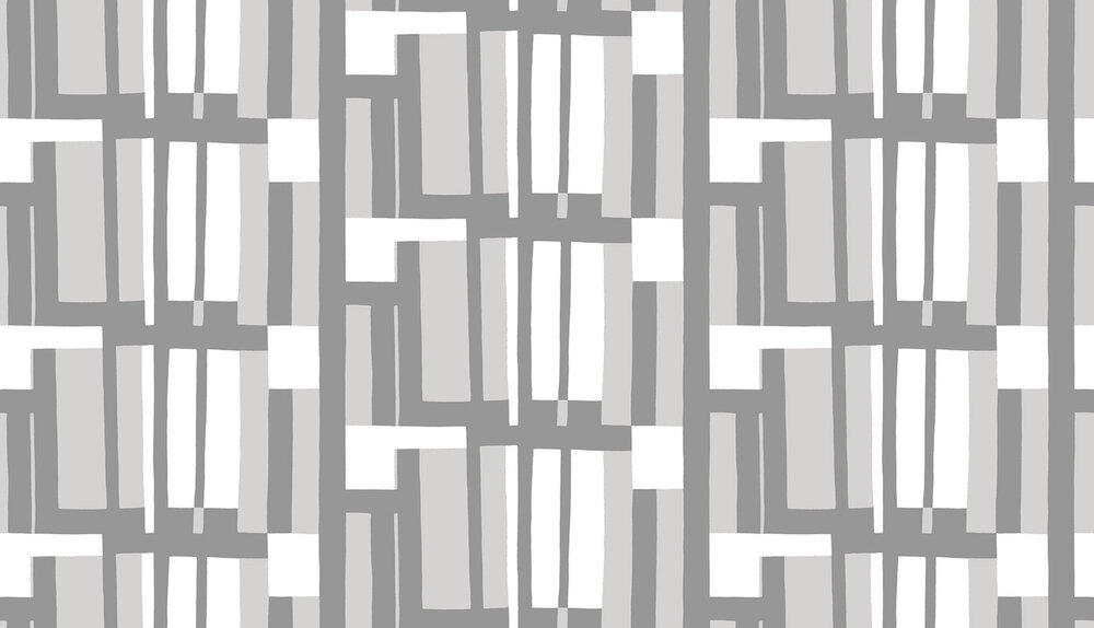 HookedOnWalls Marimekko Volume 07 (incl. Gratis Lijm*) 25956 Grijs / Wit