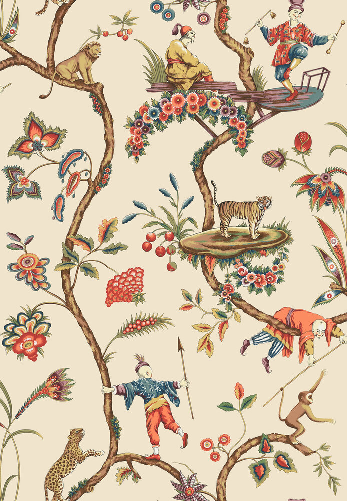 HookedOnWalls Scalamandre (incl. Gratis Lijm*) JV26026 Multicolour