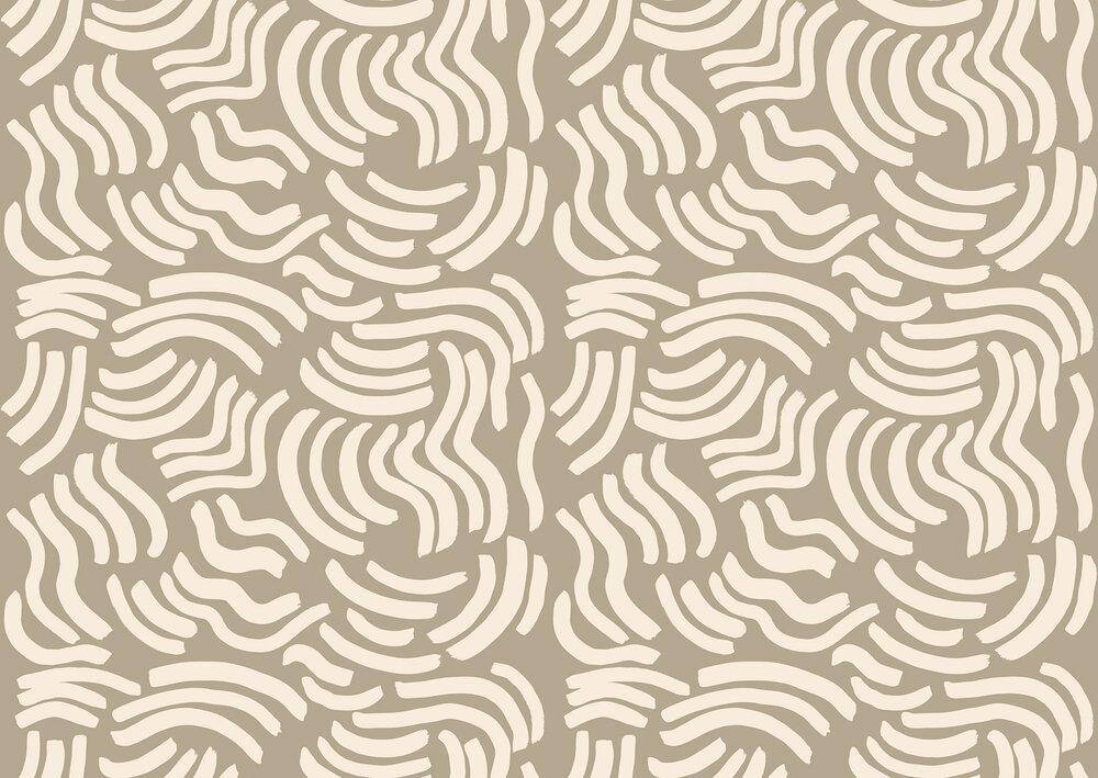 HookedOnWalls Marimekko Volume 07 (incl. Gratis Lijm*) 25952 Taupe / Cr&egrave;me