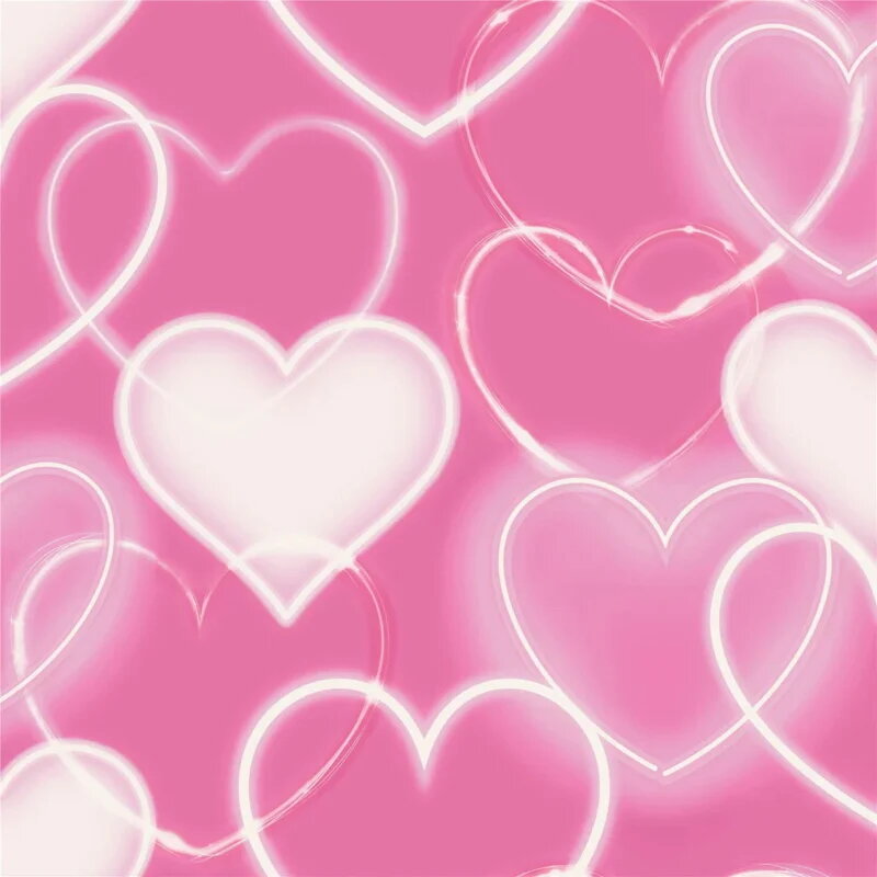 Arthouse Signature Collection behang Neon Heart Wall Pink 1001222AH