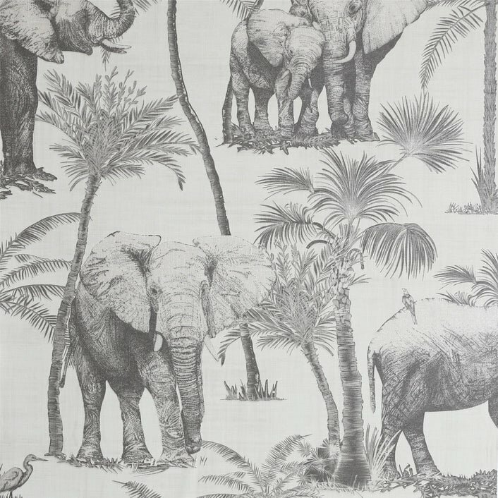 Arthouse Signature Collection behang Safari Elephant Charcoal 296700