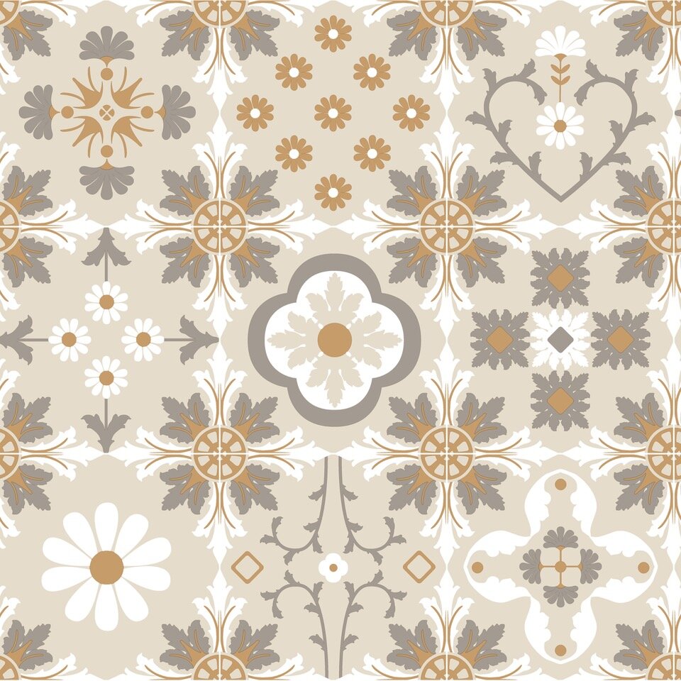 Dutch Wallcoverings Illusion M894-07 Roze / Zwart / Wit / Goud