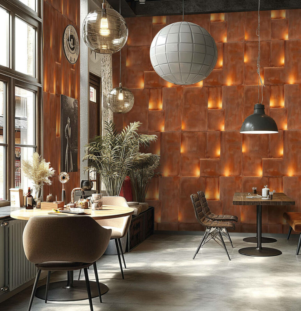 AS Creation Metropolitan Stories Hot Spots Fotobehang Oranje - 79015-9 / 790159